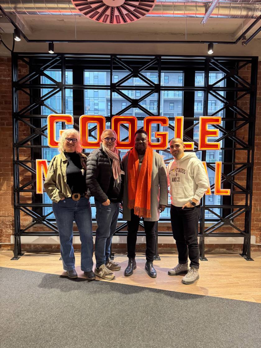 Melo Records reçue au siège de Google